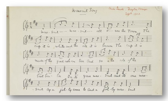 Wassail Song collected by Cecil Sharp