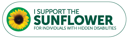 We support the Sunflower for individuals with hidden disabilities
